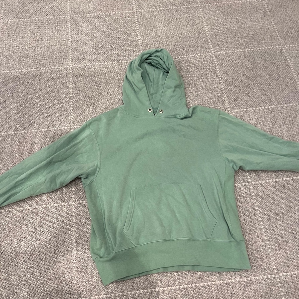 Katie J NYC Light Green Hoodie jr medium